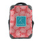Coral & Teal 15" Backpack - FRONT