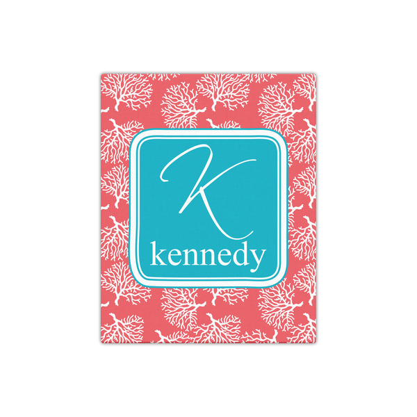 Coral & Teal 16x20 - Canvas Print - Front View