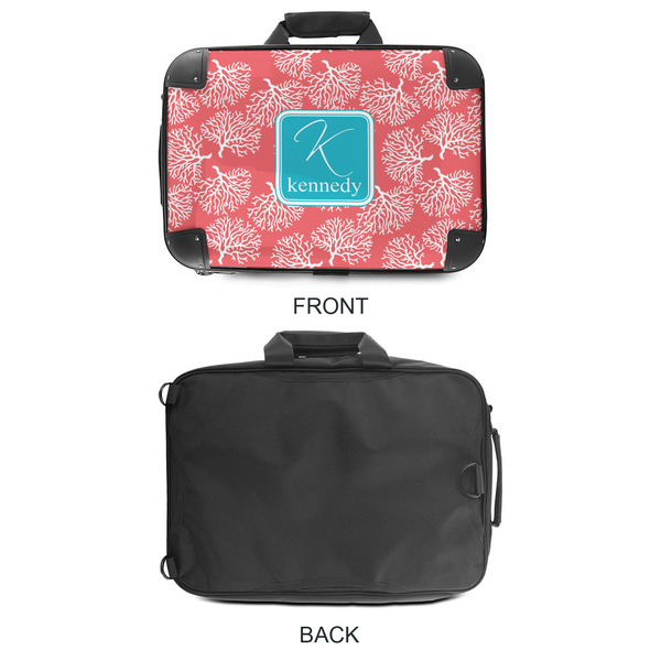 Coral & Teal 18" Laptop Briefcase - APPROVAL