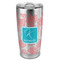 Coral & Teal 20oz Stainless Steel Double Wall Tumbler - Full Print (Personalized)