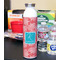 Coral & Teal 20oz Water Bottles - Full Print - In Context