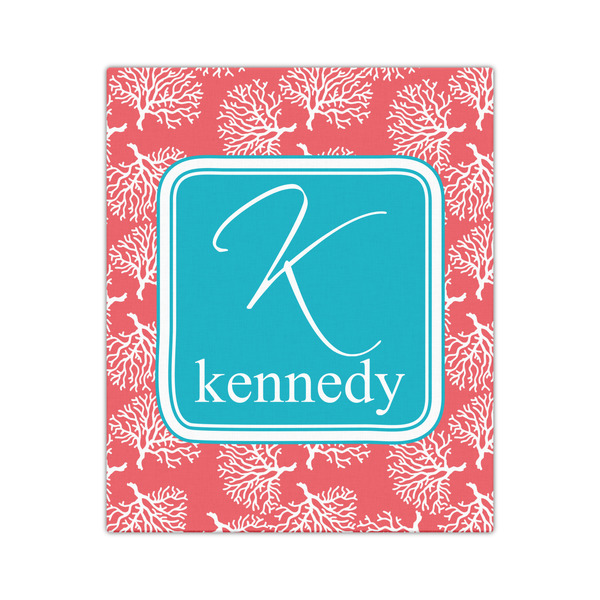 Coral & Teal 20x24 - Canvas Print - Front View