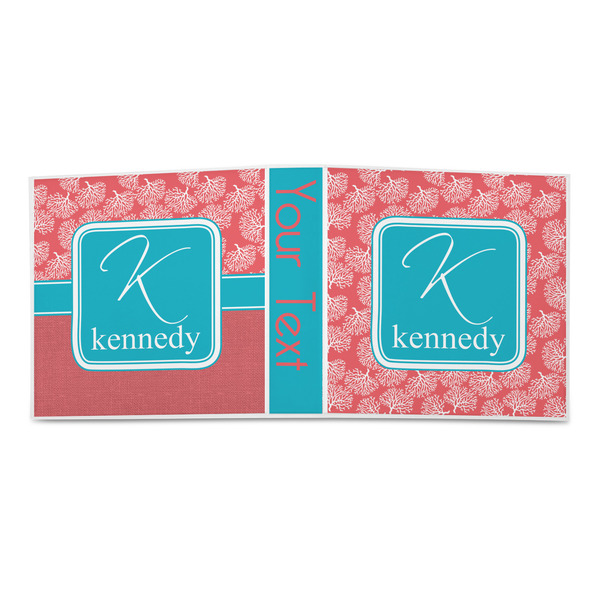 Coral & Teal 3-Ring Binder Approval- 2in