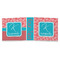 Coral & Teal 3-Ring Binder Approval- 3in