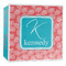 Coral & Teal 3-Ring Binder - 2 inch (Personalized)