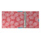 Coral & Teal 3 Ring Binders - Full Wrap - 2" - OPEN INSIDE