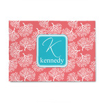 Coral & Teal 4' x 6' Indoor Area Rug (Personalized)