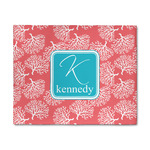 Coral & Teal 8' x 10' Indoor Area Rug (Personalized)