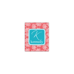 Coral & Teal Canvas Print - 8x10 (Personalized)
