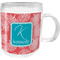 Coral & Teal Dinner Set - 4 Pc (Personalized)