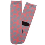 Coral & Teal Adult Crew Socks (Personalized)