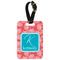 Coral & Teal Aluminum Luggage Tag (Personalized)
