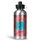 Coral & Teal Aluminum Water Bottle