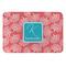 Coral & Teal Anti-Fatigue Kitchen Mat (Personalized)