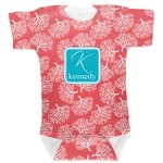 Coral & Teal Baby Bodysuit 3-6 (Personalized)