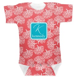 Coral & Teal Baby Bodysuit (Personalized)
