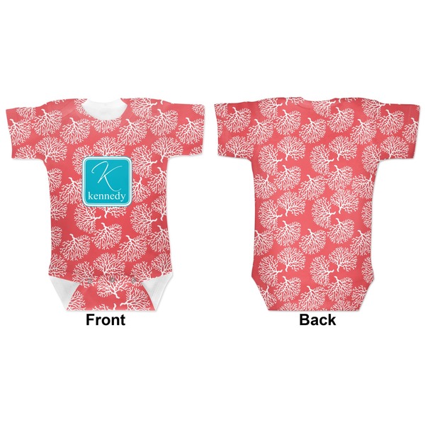 Coral & Teal Baby Bodysuit Approval