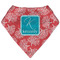 Coral & Teal Bandana Bib (Personalized)