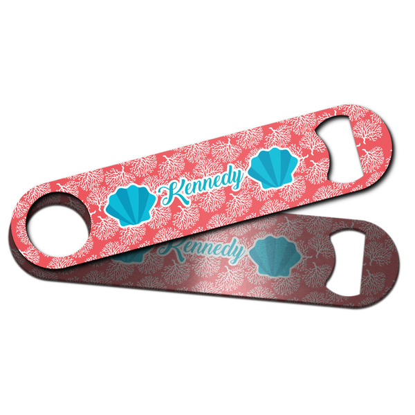 Coral & Teal Bar Bottle Opener - Main