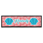 Coral & Teal Bar Mat (Personalized)