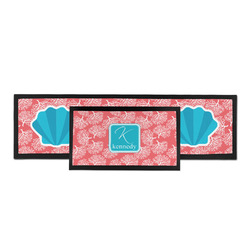 Coral & Teal Bar Mat (Personalized)