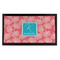 Coral & Teal Bar Mat - Small (Personalized)