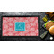 Coral & Teal Bar Mat - Small - LIFESTYLE