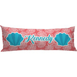 Coral & Teal Body Pillow Case (Personalized)
