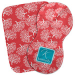 Coral & Teal Burp Cloth (Personalized)