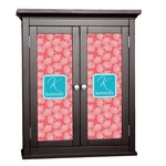 Coral & Teal Cabinet Decal - Large (Personalized)