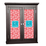 Coral & Teal Cabinet Decal - Large (Personalized)
