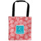 Coral & Teal Auto Back Seat Organizer Bag (Personalized)