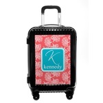 Coral & Teal Carry On Hard Shell Suitcase (Personalized)