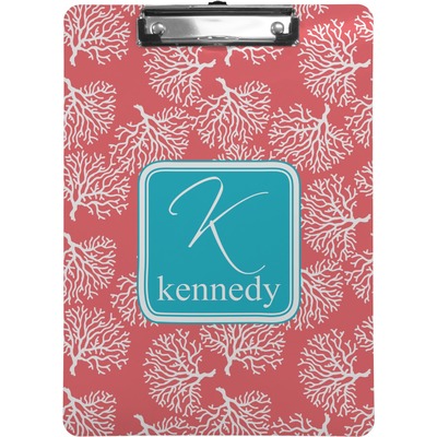 Coral & Teal Clipboard (Personalized)