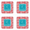 Coral & Teal Coaster Set - APPROVAL