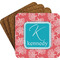 Coral & Teal Coaster Set (Personalized)