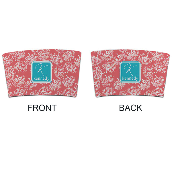 Coral & Teal Coffee Cup Sleeve - APPROVAL