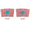 Coral & Teal Coffee Cup Sleeve - APPROVAL