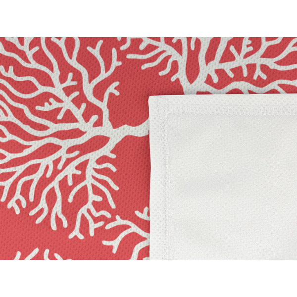 Coral & Teal Cooling Towel- Detail