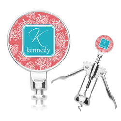 Coral & Teal Corkscrew (Personalized)