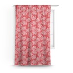Coral & Teal Curtain