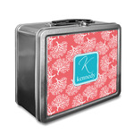 Coral & Teal Lunch Box (Personalized)