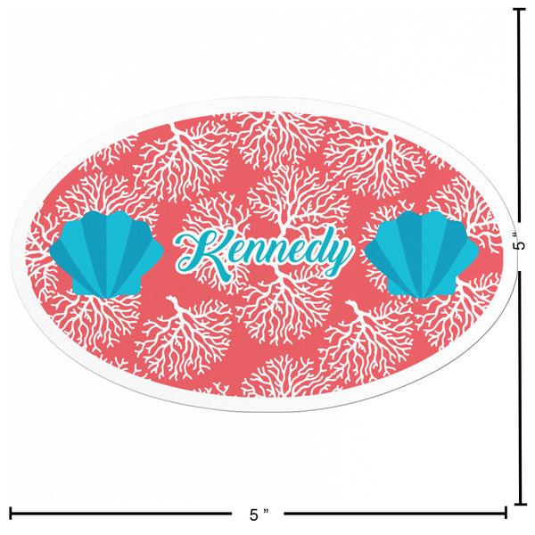 Coral & Teal Custom Shape Iron On Patches - L - APPROVAL