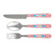 Coral & Teal Cutlery Set (Personalized)
