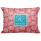 Coral & Teal Decorative Baby Pillowcase - 16"x12" (Personalized)