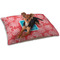 Coral & Teal Dog Bed - Small LIFESTYLE