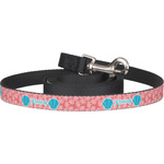 Coral & Teal Dog Leash (Personalized)