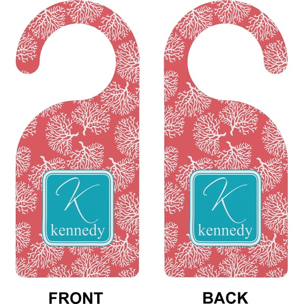 Coral & Teal Door Hanger (Approval)