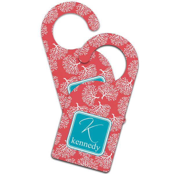 Coral & Teal Door Hanger - MAIN