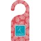 Coral & Teal Door Hanger (Personalized)